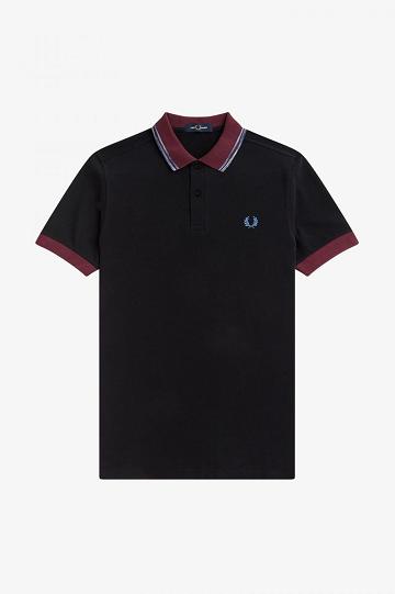 Fred Perry Space Dye Tipped Polo Miesten Paidat Mustat | FI 1516ILHS